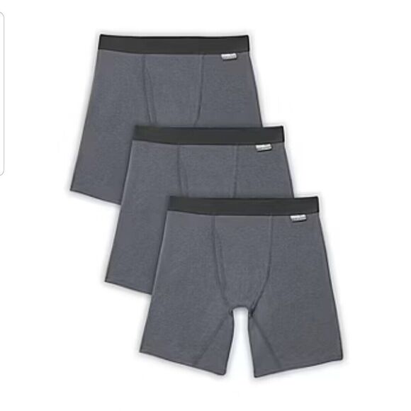 Fruit of the Loom Crafted Comfort Mens 3 Pack Boxer Briefs- Small - Picture 1 of 5